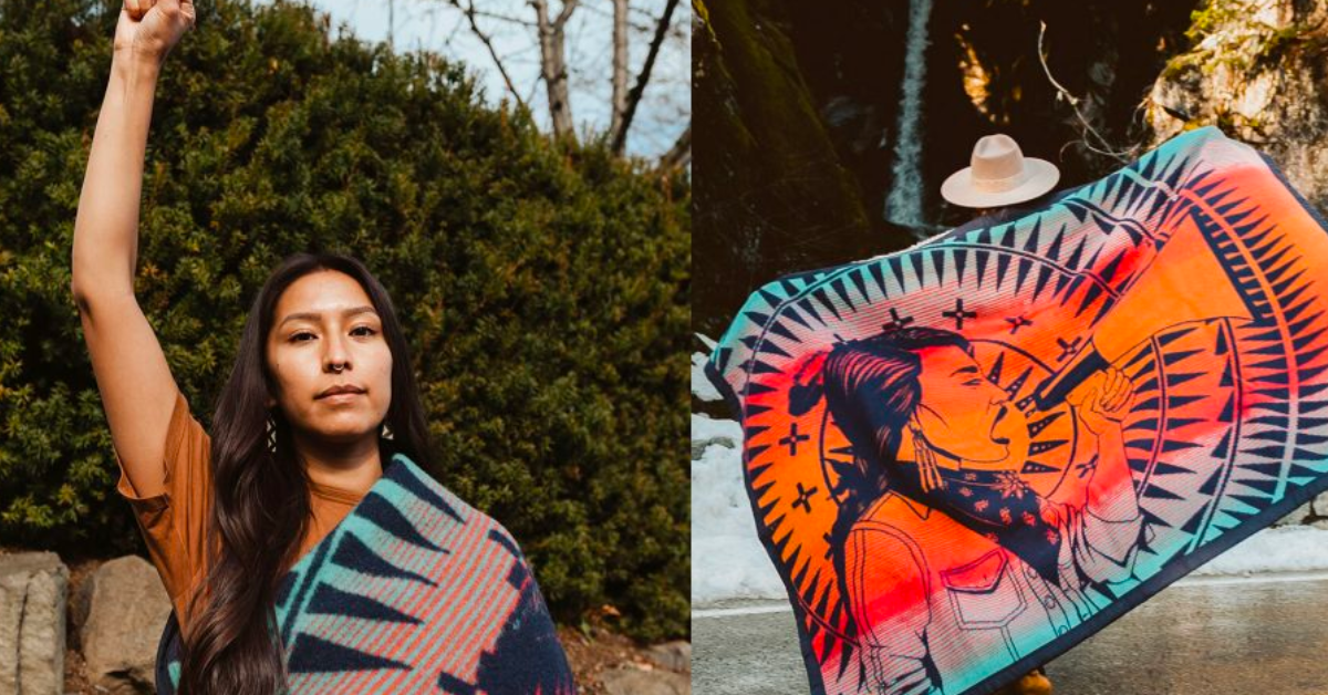 Honoring the Strength of Indigenous Women: NDN Collective Blanket Collab with Eighth Generation