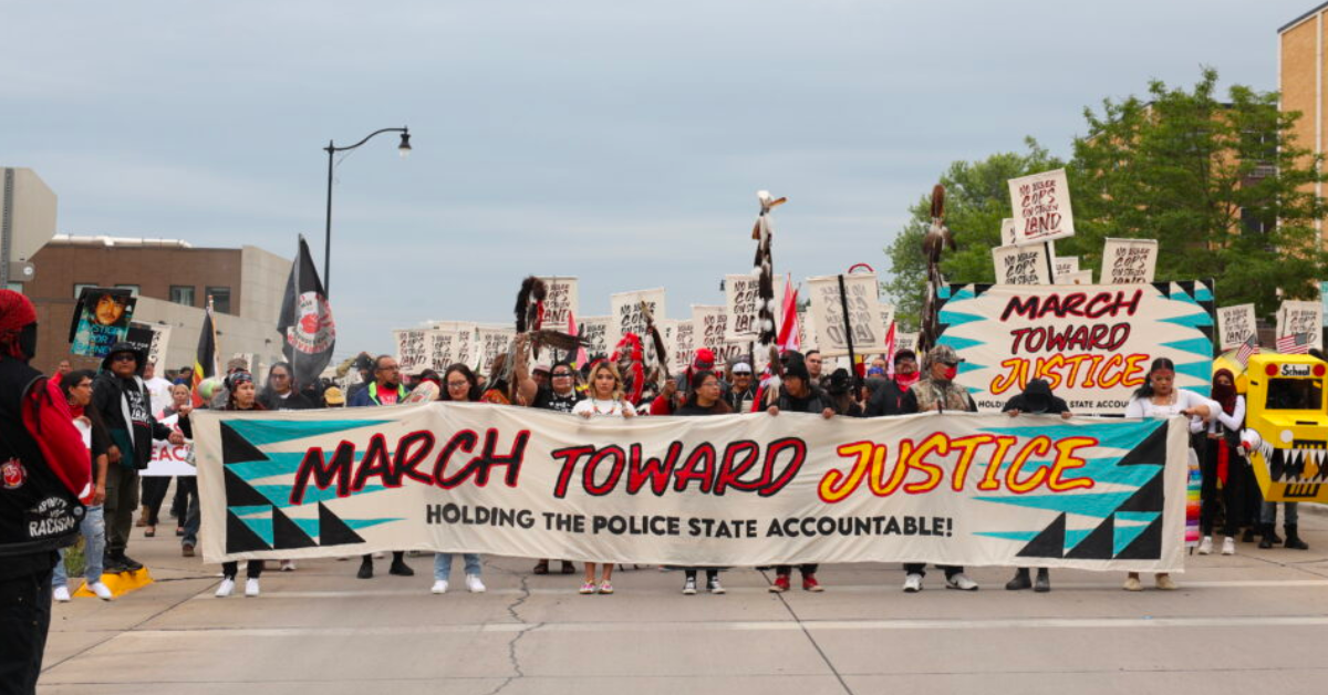 NDN Action Network Holds March Toward Justice, Calls for Overhaul of Policing