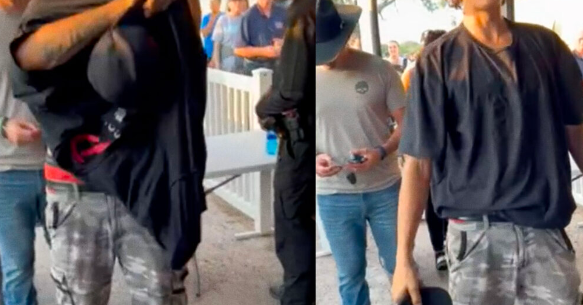 [VIDEO] Blatant Discrimination: Native Men Forced to Turn Shirts Inside-Out for Entry to Central States Fair in Rapid City